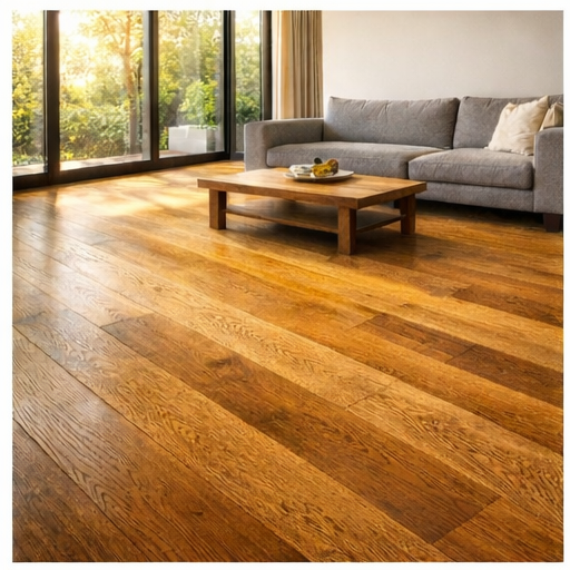 Premium hardwood flooring installation